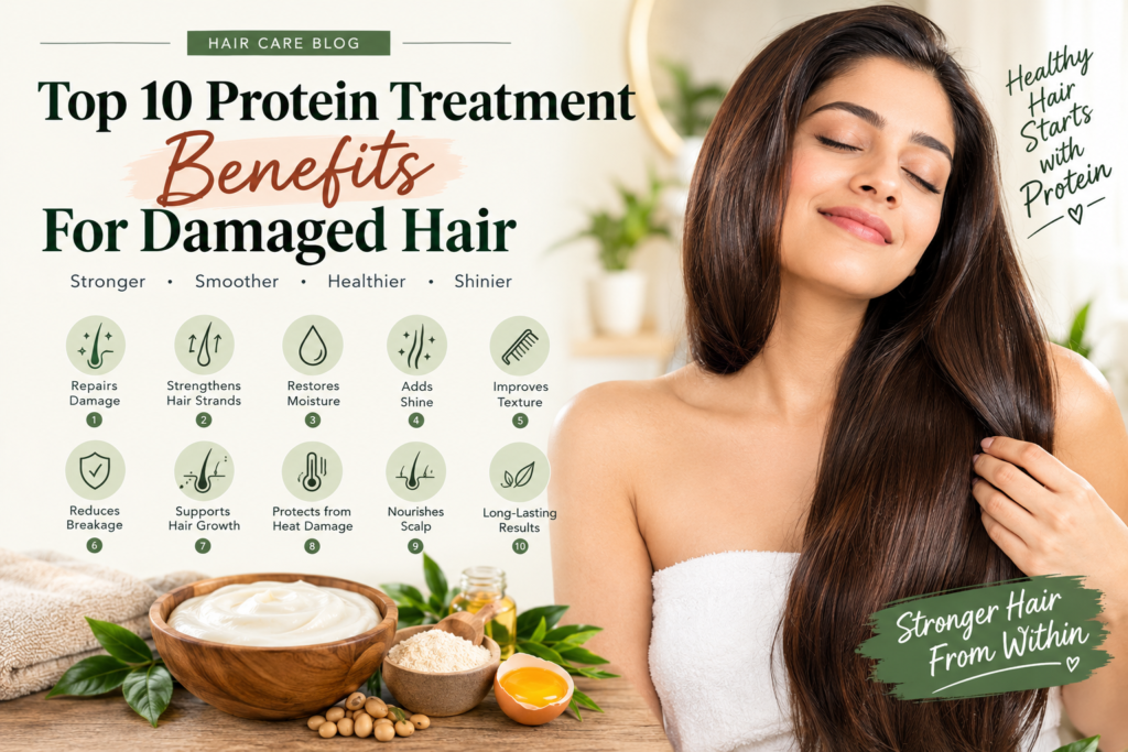 Top 10 Protein Treatment Benefits For Damaged Hair